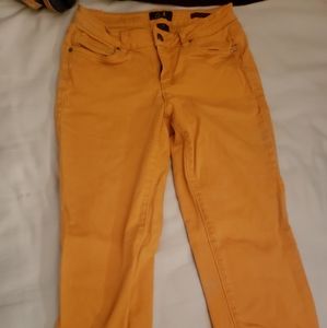 Mustard yellow jeans
